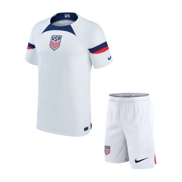 Camiseta Estados Unidos Replica Primera Ropa Niño 2022/23